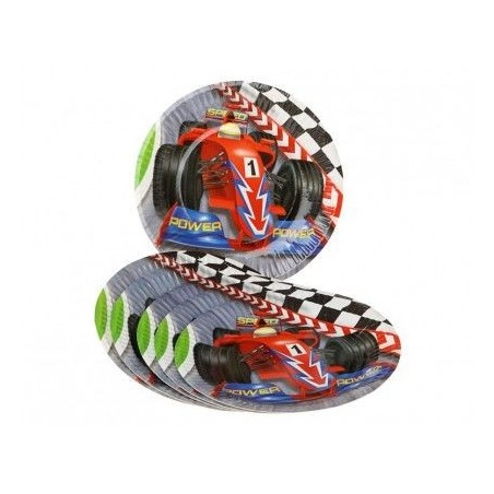 platos coches f1 18 cm 6 uds 8413 883028295852