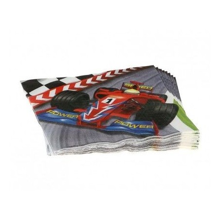 Servilletas coches de F1 16 uds