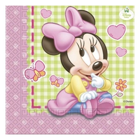 servilletas minnie mouse 20 unid 33 x 33 cm 84352 883028295852