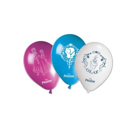 globos frozen 8 uds de latex 84645 883028295852