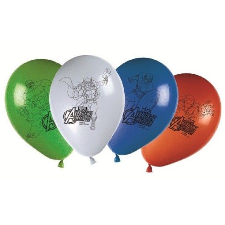 globos los vengadores latex 8 unidades 84667 883028295852