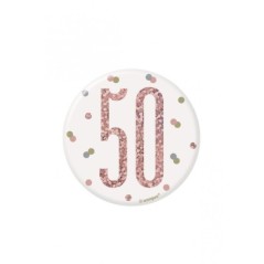 chapa 50 cumpleanos rosa dorado 84870 883028295852