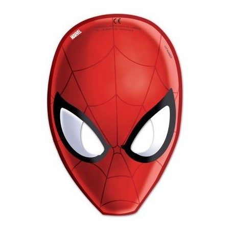 mascaras spiderman 6 uds carton 85179 883028295852