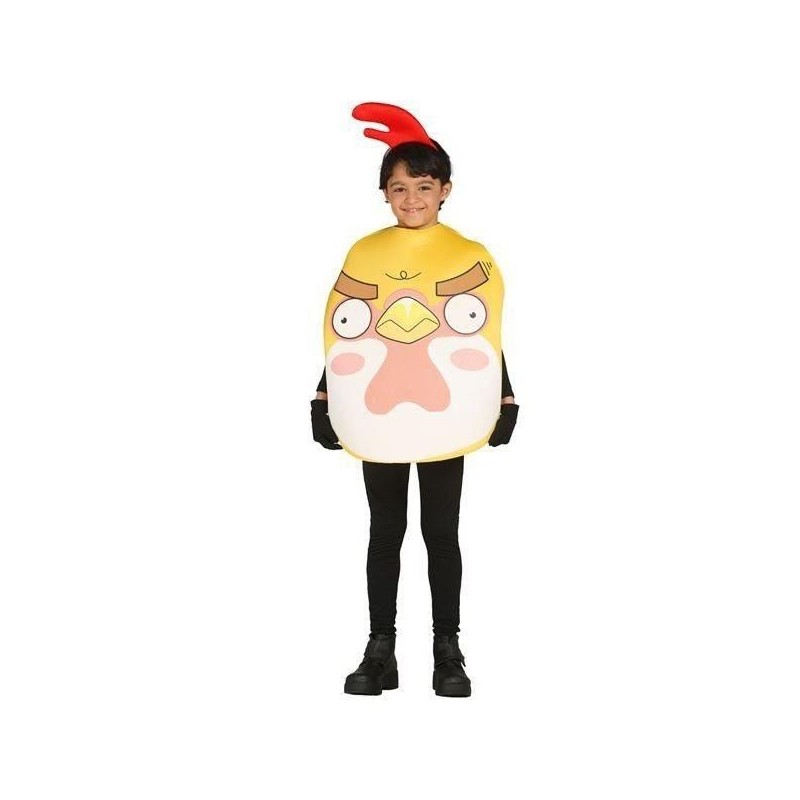 Disfraz pollito amarillo enfadado angry birds infantil tallas
