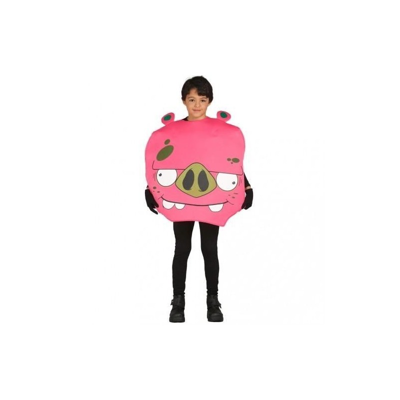 Disfraz cerdito rosa enfadado angry birds infantil tallas