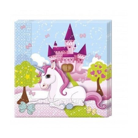 servilletas unicornio cumpleanos 20 uds 85673 883028295852