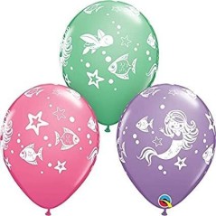globos sirenas 6 uds de 30 cm 86023 883028295852