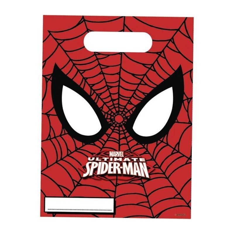 Bolsas chuches Spiderman 6 uds