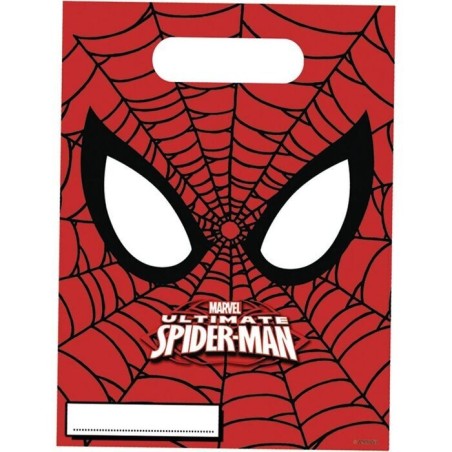 bolsas chuches spiderman 6 uds 86673 883028295852