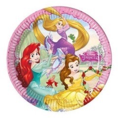 platos princesas 23 cm 8 unida 86677 883028295852
