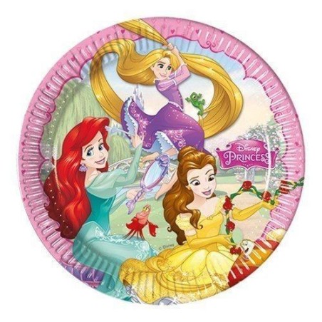 platos princesas 23 cm 8 unida 86677 883028295852