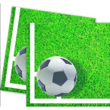servilletas balon futbol para cumpleanos 20 uds de 33x33 cm 86869 883028295852