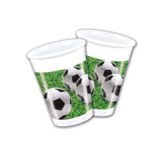 vasos balon futbol para cumpleanos 8 uds 200 ml 86870 883028295852
