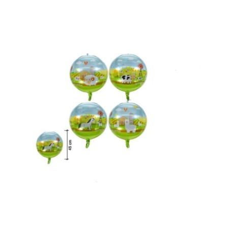 globo animales de la granja 45 cm redondo 870111 883028295852