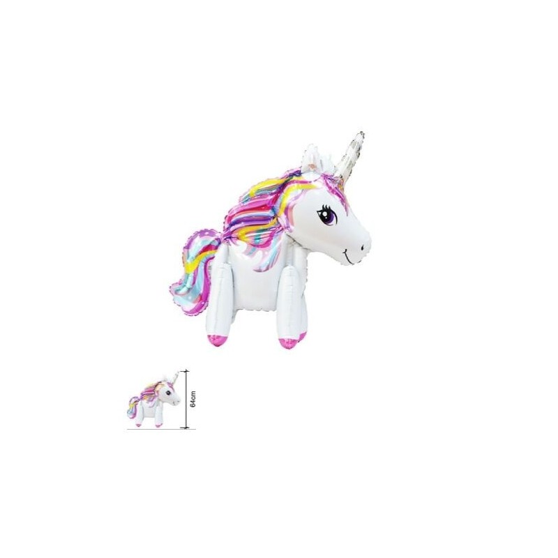 Globo unicornio 74x64 cm para aire