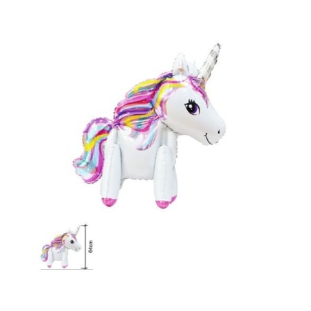 globo unicornio 74x64 cm para aire 870965 883028295852