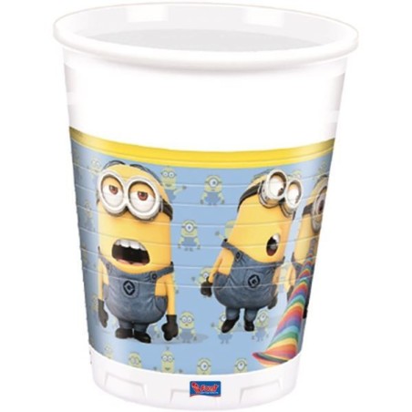 vasos minions para cumpleanos 8 uds 200 ml 87177 883028295852