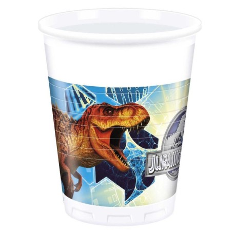 vasos jurasic world dinosaurios 8 uds 87210 883028295852