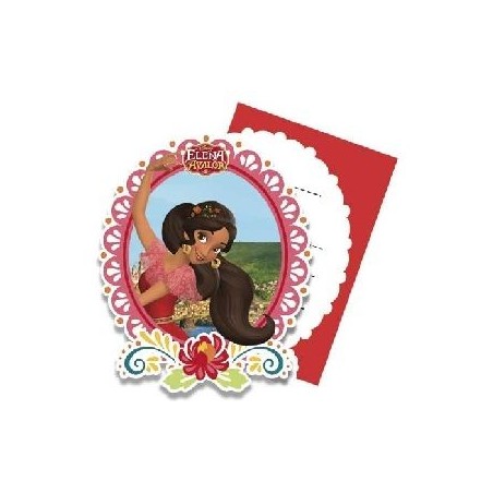 invitaciones de cumpleanos elena de avalor 6 unidades 87471 883028295852