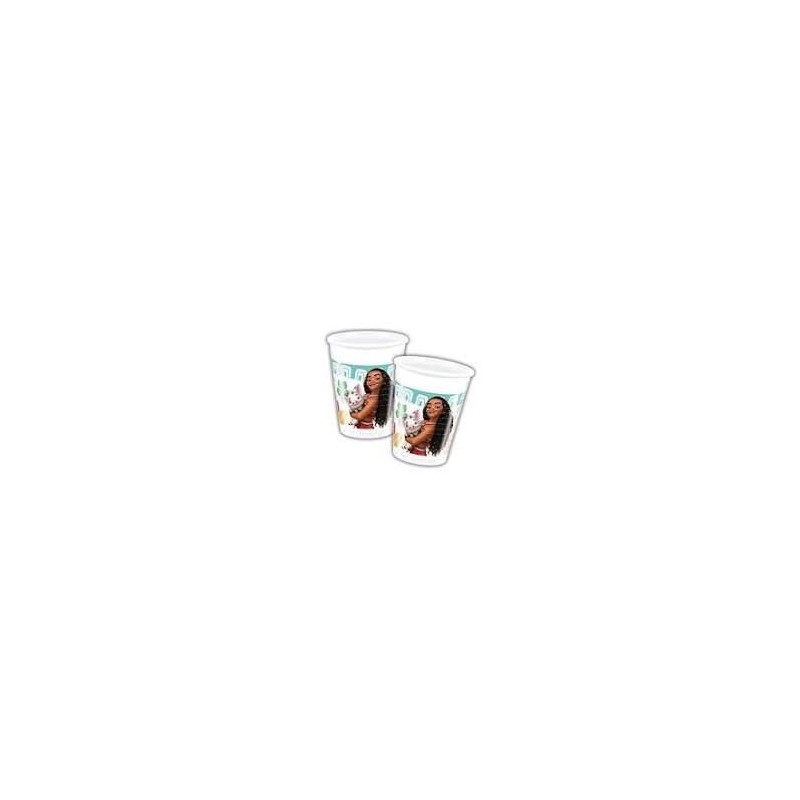 Vasos vaiana 200 ml 8 uds