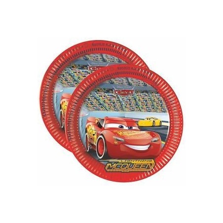 platos cars 3 para cumpleanos 23 cm 8 uds 87807 883028295852