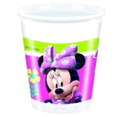 vasos mininies mouse rosa 8 uds 200 ml para cumpleanos 87862 883028295852