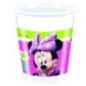 Vasos mininies mouse rosa 8 uds 200 ml para cumpleaños