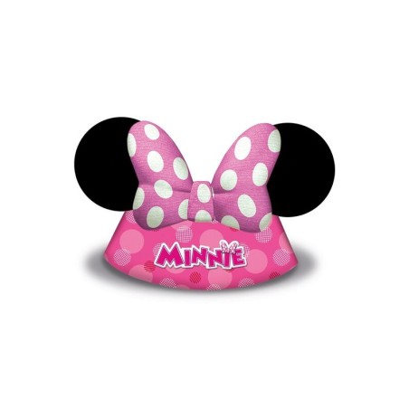 gorros cumpleanos minnie mouse 6 uds 87872 883028295852