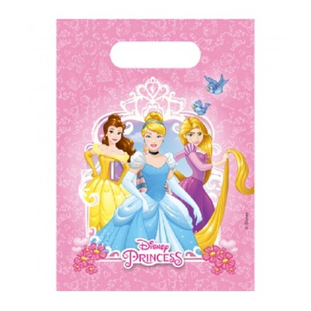 bolsas cumpleanos princesas disney 6 uds 87881 883028295852