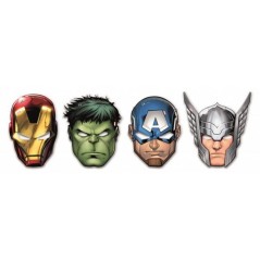 mascaras los vengadores 6 unidades surtidas cumpleanos 87976 883028295852