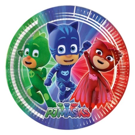 platos pj mask 20 cm 8 uds 88631 883028295852