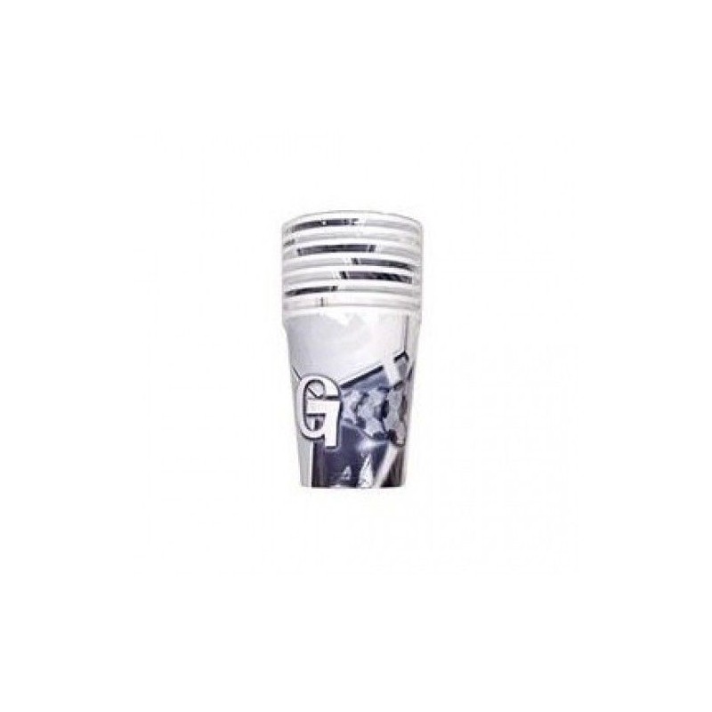 Vaso futbol gool 20 cl 8 unidades