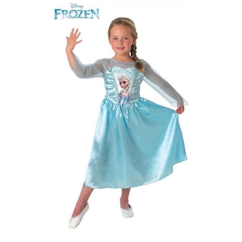 Disfraz Elsa Frozen deluxe niña talla 8-10 años