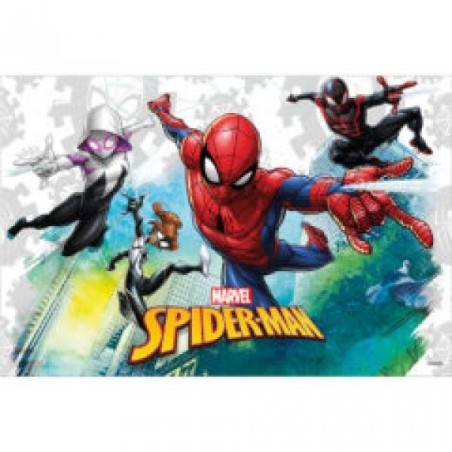 mantel cumpleanos spiderman team up 120x180 cm 89449 8422935510096