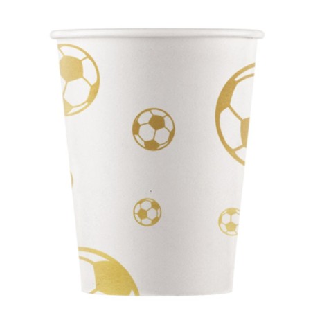 vasos futbol balon de oro 8uds 89737 8422935510096