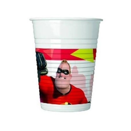 vasos cumpleanos los increibles 2 8 uds 89915 8422935510096