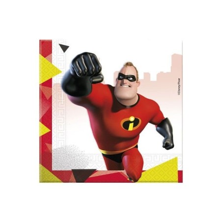 servilletas cumpleanos los increibles 2 20 uds 89916 8422935510096