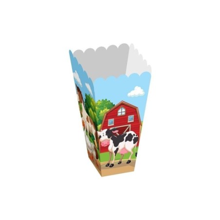 cajitas pop alta animales de la granja 8x12x12 cm 12 uds 90314 8422935510096