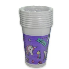 vasos minnie mouse unicornio 8 uds 90329 8422935510096