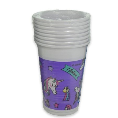 vasos minnie mouse unicornio 8 uds 90329 8422935510096