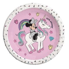 pajitas minnie unicornio 6 uds 24 cm 90341 8422935510096
