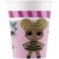 Vasos LOL Surprise para cumpleaños 8 uds