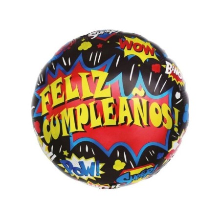 globo feliz cumpleanos super zings 45 cm foil helio o aire 91031 8422935510096