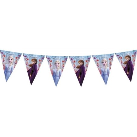 banderin triangular frozen 2 230 cm 91135 8422935510096