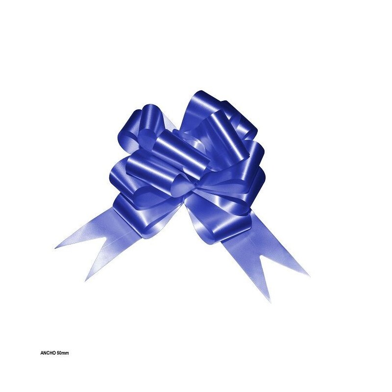 Lazo para decoracion automatico 5 cm azul marino