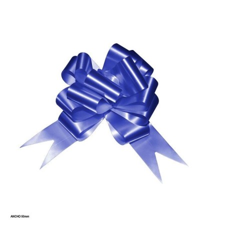 lazo para decoracion automatico 5 cm azul marino 91204 8422935510096