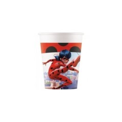 vasos cumpleanos ladybug 8 uds carton 91345 8422935510096