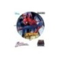 Platos spiderman 20 cm 8 uds