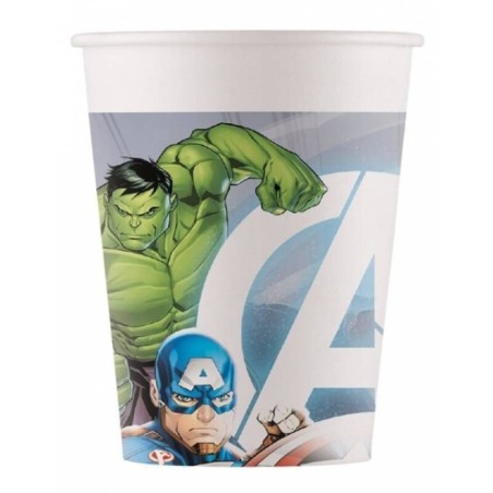 vasos los vengadores compostable 8 uds 91904 8422935510096