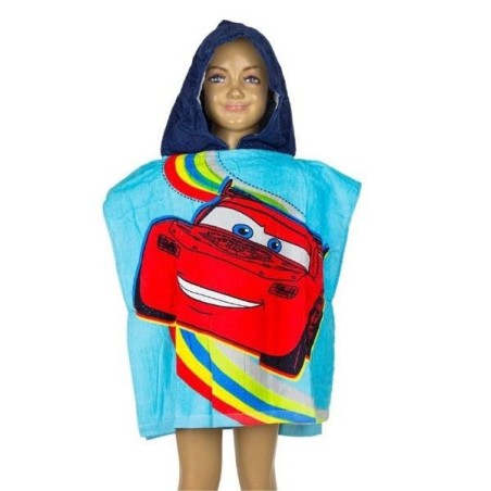 poncho cars para nino 50 x 100 cm algodon 300 gr mod 2 9207 2 8422935510096
